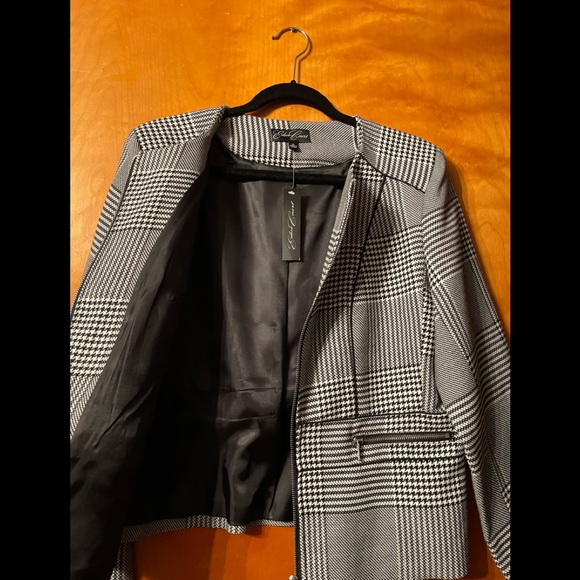 Eden Court Houndstooth Zip Jacket🖤 - Picture 4 of 11